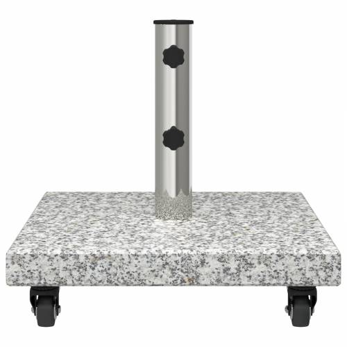 baza za suncobran s kotačima za Ø38/48mm šipke sivi granit 30 kg kvadratna Cijena