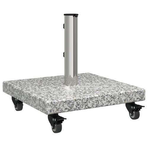 baza za suncobran s kotačima za Ø38/48mm šipke sivi granit 30 kg kvadratna Cijena