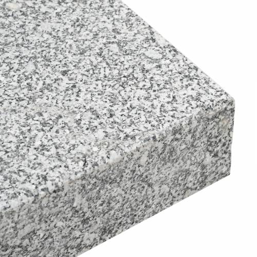 Stalak za suncobran s kotačima za Ø38/48mm stupove Sivi Granit 25 kg Pravokutni Cijena