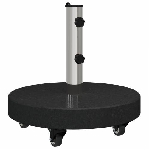 Baza za kišobrane s kotačima za polove Ø38/48mm crni granit 30 kg okrugla Cijena