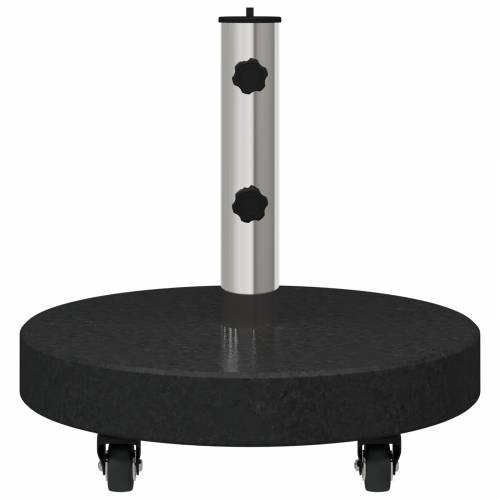 osnova s kotačima za suncobran za cijevi Ø38/48mm - Crni granit, 30kg okrugli Cijena