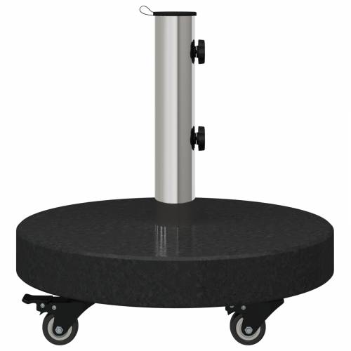 osnova s kotačima za suncobran za cijevi Ø38/48mm - Crni granit, 30kg okrugli Cijena