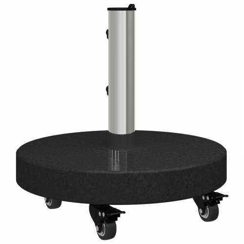 osnova s kotačima za suncobran za cijevi Ø38/48mm - Crni granit, 30kg okrugli Cijena