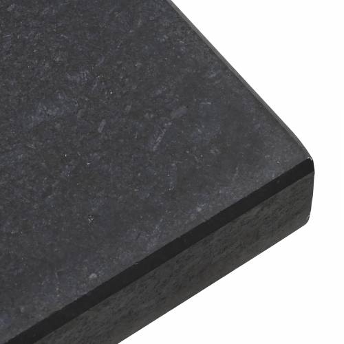 podloga za suncobran s kotačima za Ø38/48mm stupove Crna granitna 30 kg Četvrtasta Cijena