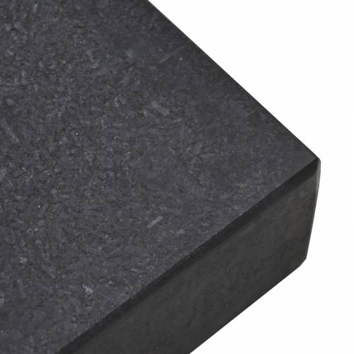 Baza za suncobran s kotačima za drške Ø38/48mm Crni granit 25 kg Pravokutna Cijena