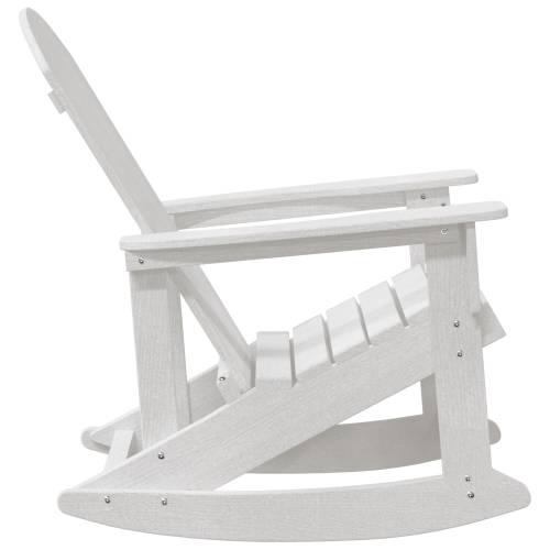Adirondack stolica za ljuljanje Bijela 73.5x92x90 cm HDPE Cijena