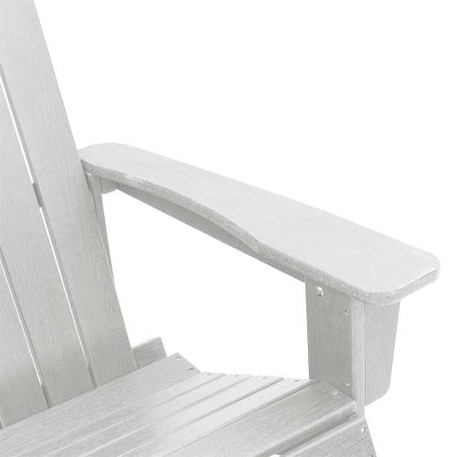 Adirondack stolica za ljuljanje Bijela 73.5x92x90 cm HDPE Cijena