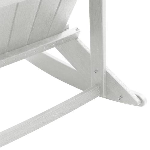 Adirondack stolica za ljuljanje Bijela 73.5x92x90 cm HDPE Cijena