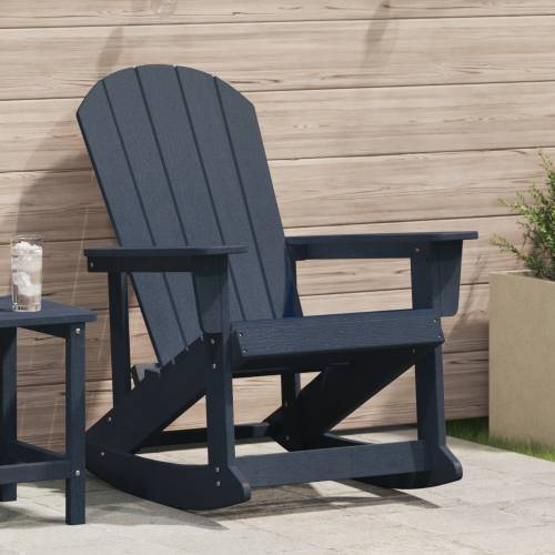 Navy plava Adirondack ljuljačka 73.5x92x90 cm HDPE Cijena