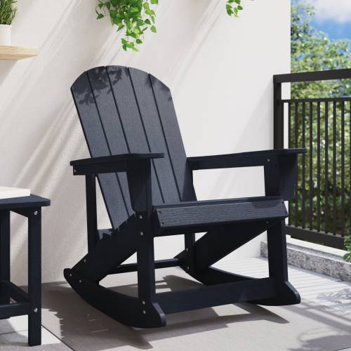 Navy plava Adirondack ljuljačka 73.5x92x90 cm HDPE Cijena