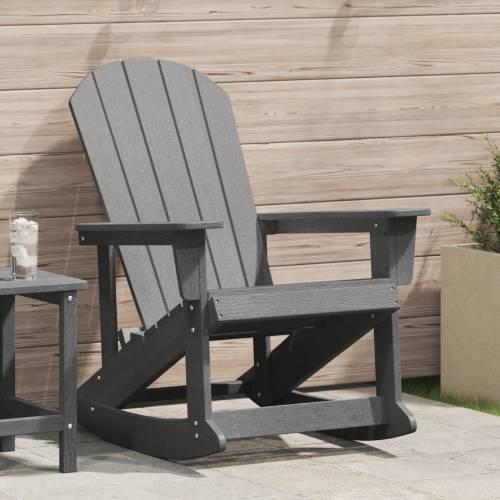 Adirondack ljuljačka svjetlosiva 73.5x92x90 cm HDPE Cijena