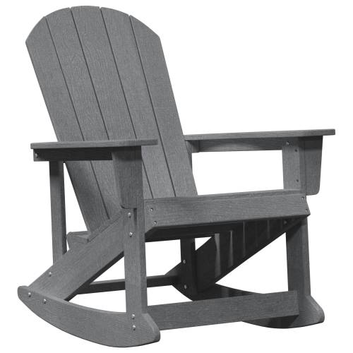 Adirondack ljuljačka svjetlosiva 73.5x92x90 cm HDPE Cijena