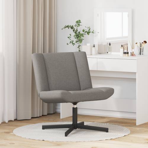 Akcentna stolica Taupe Tkanina, Metalna baza Standard Ergonomska Cijena