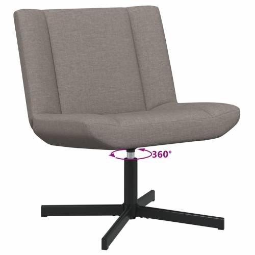 Akcentna stolica Taupe Tkanina, Metalna baza Standard Ergonomska Cijena
