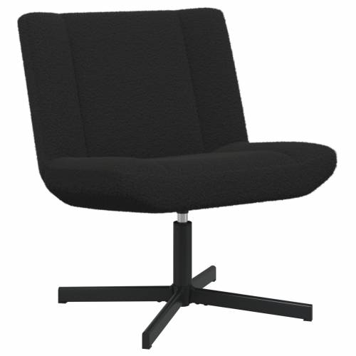 Crna naglašena stolica Tkanina, Metal Srednja Okretna Moderna Cijena