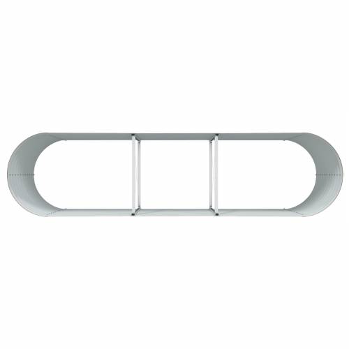 Povišeni krevet za sadnju Drveni efekt Metal 320 X 80 X 81 cm Cijena