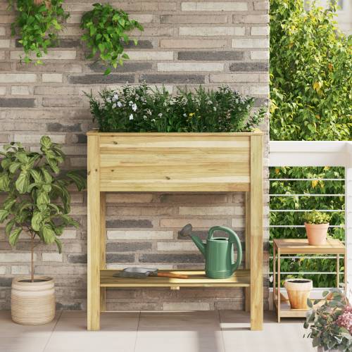 Stalak za biljke 85x46x94 cm Impregnirano drvo bor Cijena