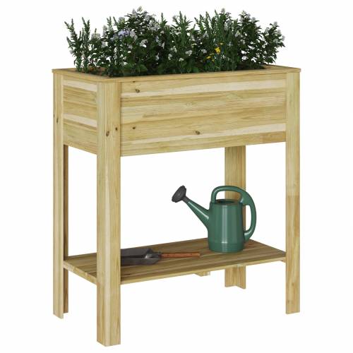 Stalak za biljke 85x46x94 cm Impregnirano drvo bor Cijena