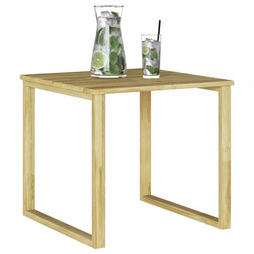 Stol za sunčanje 50.5x50.5x46 cm Impregnirana borovina Cijena