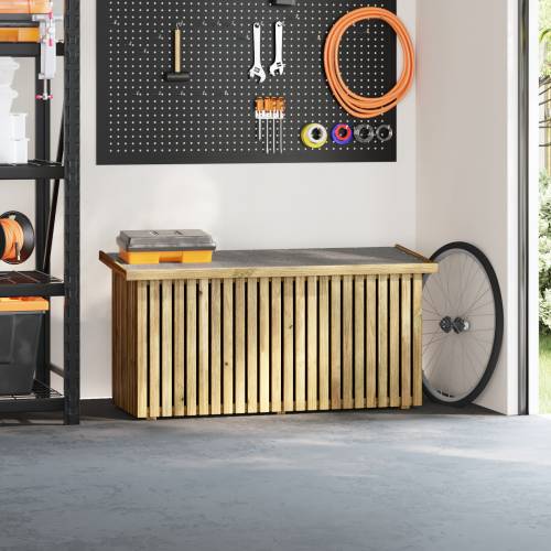 Kutija za pohranu 119x44x58.5 cm Obrađeni bor Cijena