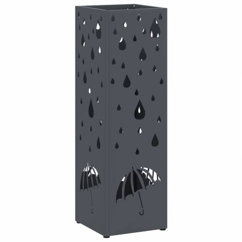 Stalak za kišobrane Antracit Metal Standard Dekorativni umetci Cijena