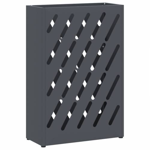 Stalak za Kišobran - Antracit - 28x12x41 cm - Izrađeno od Čelika Cijena