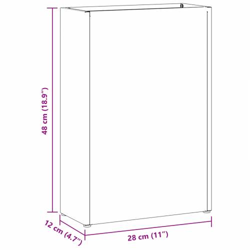 stalak za kišobrane u maslinastoj zelenoj - 28x12x41 cm - od čelika Cijena