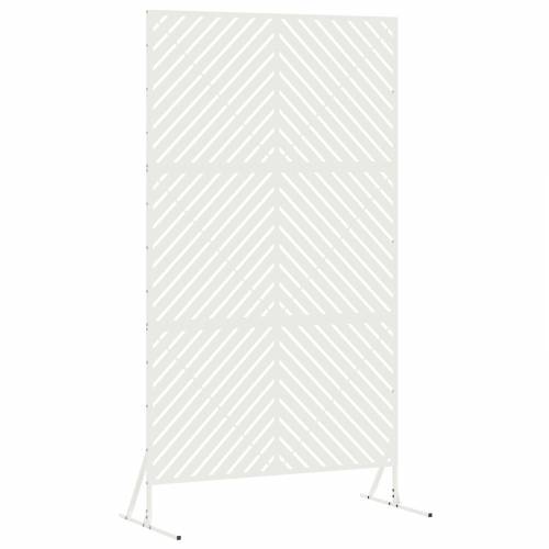 Zaslon privatnosti bijeli 100x50x180 cm čelik Cijena