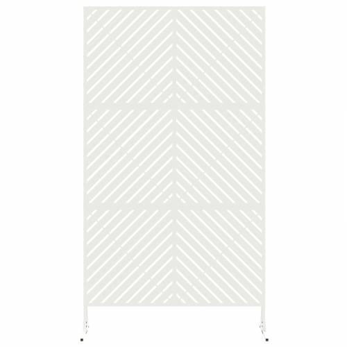 Zaslon privatnosti bijeli 100x50x180 cm čelik Cijena