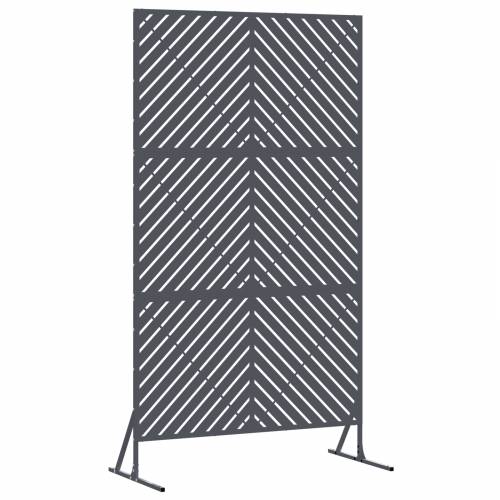 Panel privatnosti u antracitu, 100x50x180 cm, čelik Cijena