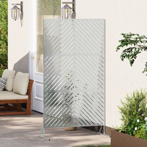 Ekran za privatnost 100x50x180 cm od galvaniziranog čelika Cijena