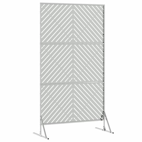Ekran za privatnost 100x50x180 cm od galvaniziranog čelika Cijena