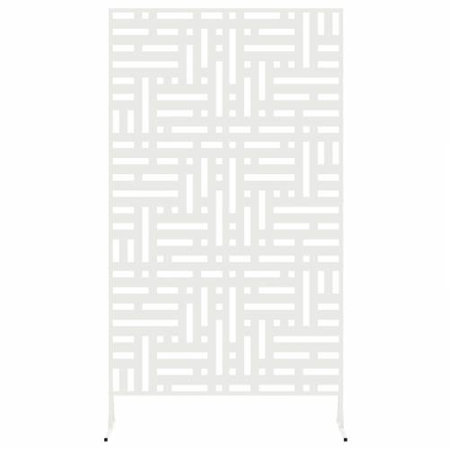 Ekran za privatnost bijeli 100x50x180 cm čelik Cijena