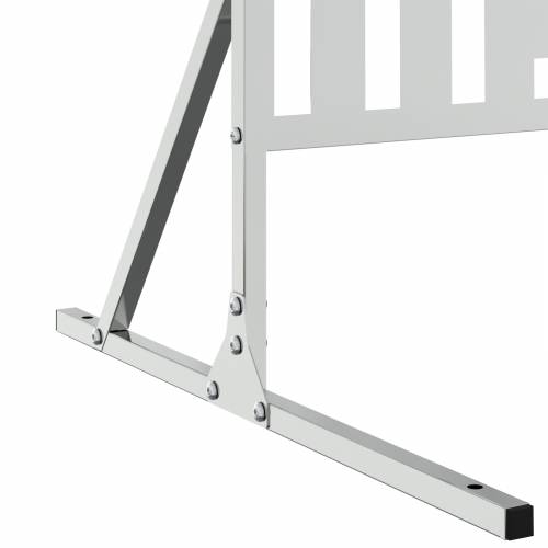 Zaslon za privatnost 180 cm od galvaniziranog čelika Cijena