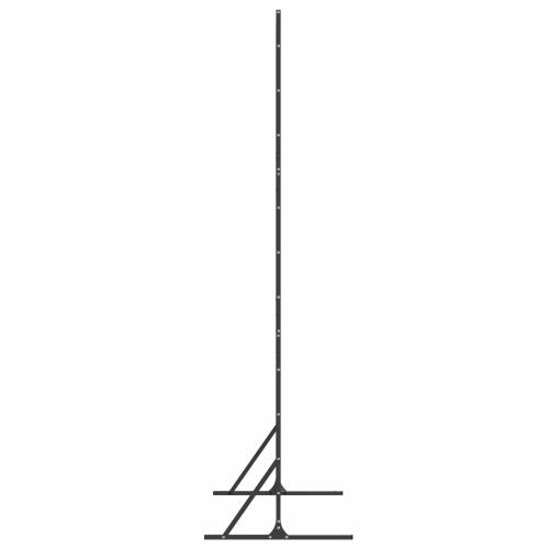 Zaslon Privatnosti 180 cm Crni Čelik Cijena