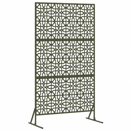 Privatna Ograda Maslinasto Zeleno 100x50x180 cm Čelik. Cijena