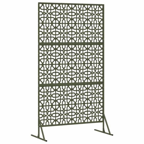 Privatna Ograda Maslinasto Zeleno 100x50x180 cm Čelik. Cijena