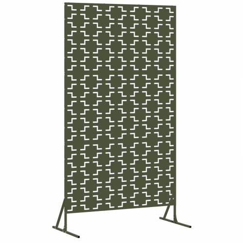 Zaslon za Privatnost Maslinasta Zelena 100x50x180 cm Čelik Cijena
