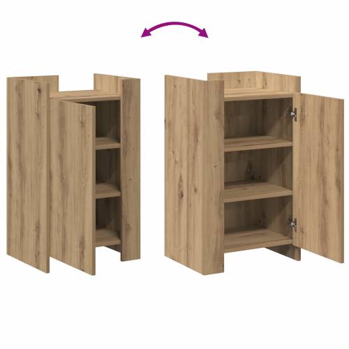 Komoda hrast 45x35x75 cm konstruirano drvo Cijena