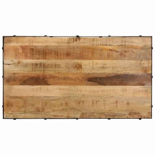 Stolić za kavu s kotačima od masivnog drva manga 100x55x26 cm - 100 x 55 x 26 cm 1 masivno drvo manga Cijena