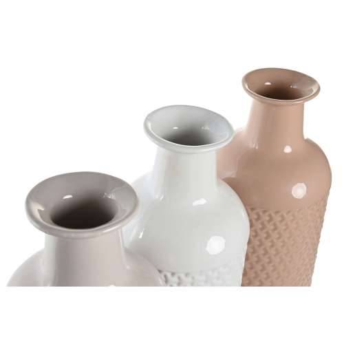 Vrč DKD Home Decor Terakota Svetlo roza Dolomite 13 x 13 x 41 cm (3 kom.) Cijena