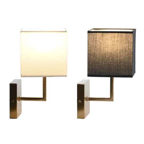 Rasvjetna tijela za zid DKD Home Decor Bijela Crna zlatan 50 W 220 V 15 x 19 x 27 cm 15 x 19 x 30 cm (2 kom.) Cijena