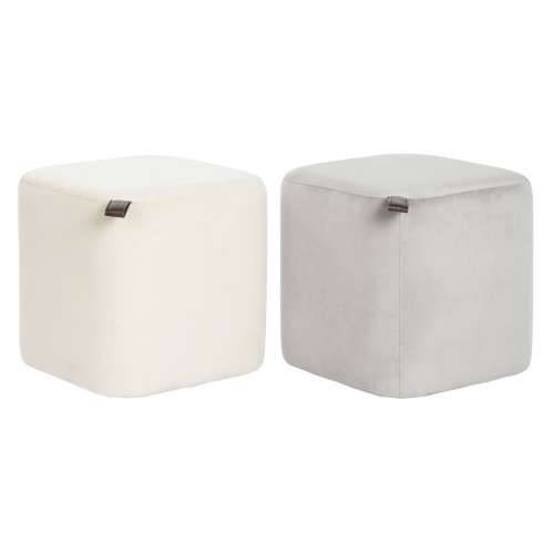 Naslonjač za Noge DKD Home Decor Rumena Plava Bež Siva Scandi 35 x 35 x 35 cm (2 kom.) Cijena