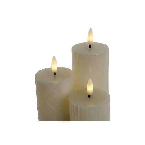 LED Svijeća Home ESPRIT Bež 5,5 x 5,5 x 13,5 cm (AA) Cijena