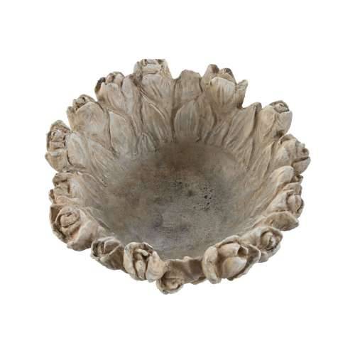 Stolni ukras Home ESPRIT Siva Shabby Chic Premaz u shabby stilu 23 x 23 x 10 cm Cijena