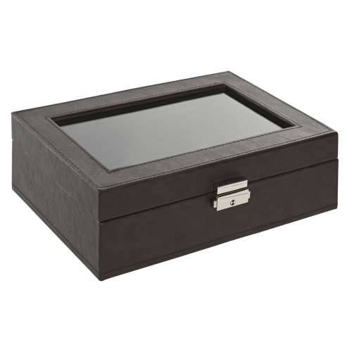 Kutija za nakit Home ESPRIT Smeđa Tamno smeđi Poliuretan 25 x 16 x 8,5 cm Cijena
