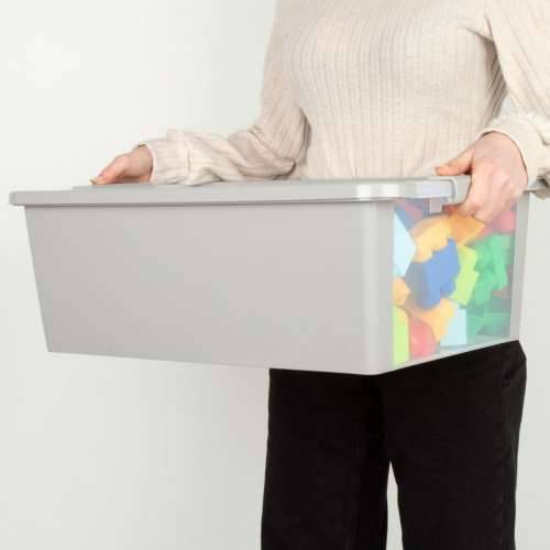 Kutija za Pospremanje Curver Siva Plastika 26 L 55 x 19 x 35 cm (7 kom.) Cijena
