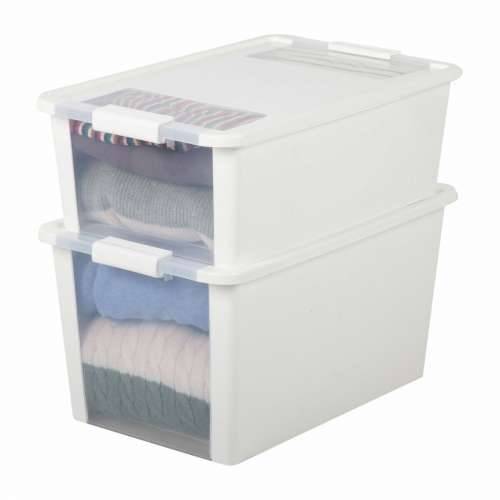 Kutija za Pospremanje s Poklopcem Curver Bijela Plastika 40 L 55 x 28 x 35 cm (5 kom.) Cijena