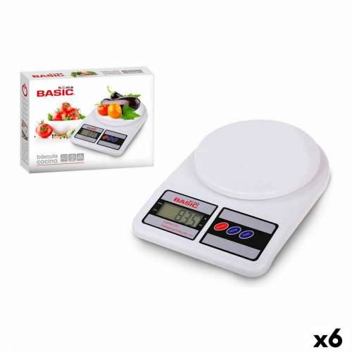 kuhinjsku vagu Basic Home Digitalni 7 kg Bijela 23 x 16 x 3,6 cm (6 kom.) Cijena