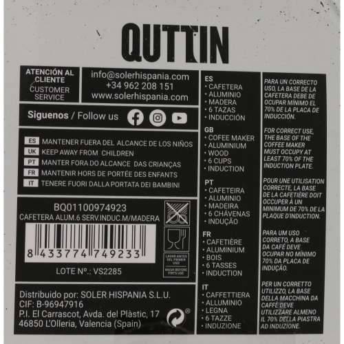 Talijanska Moka za Kavu Quttin Aluminij 6 Šalice (6 kom.) Cijena